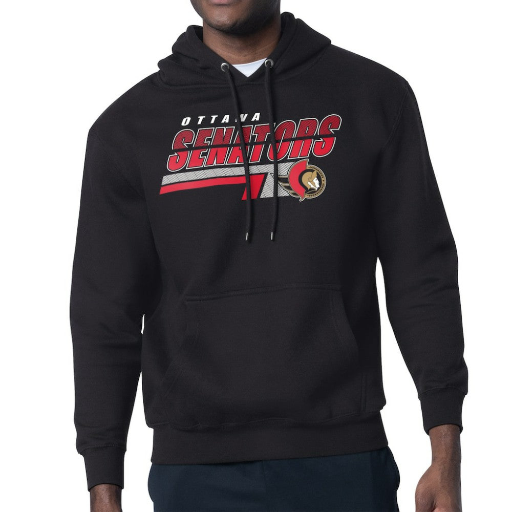 Ottawa Senators - Starter Logo Push Fleece Hoodie Black