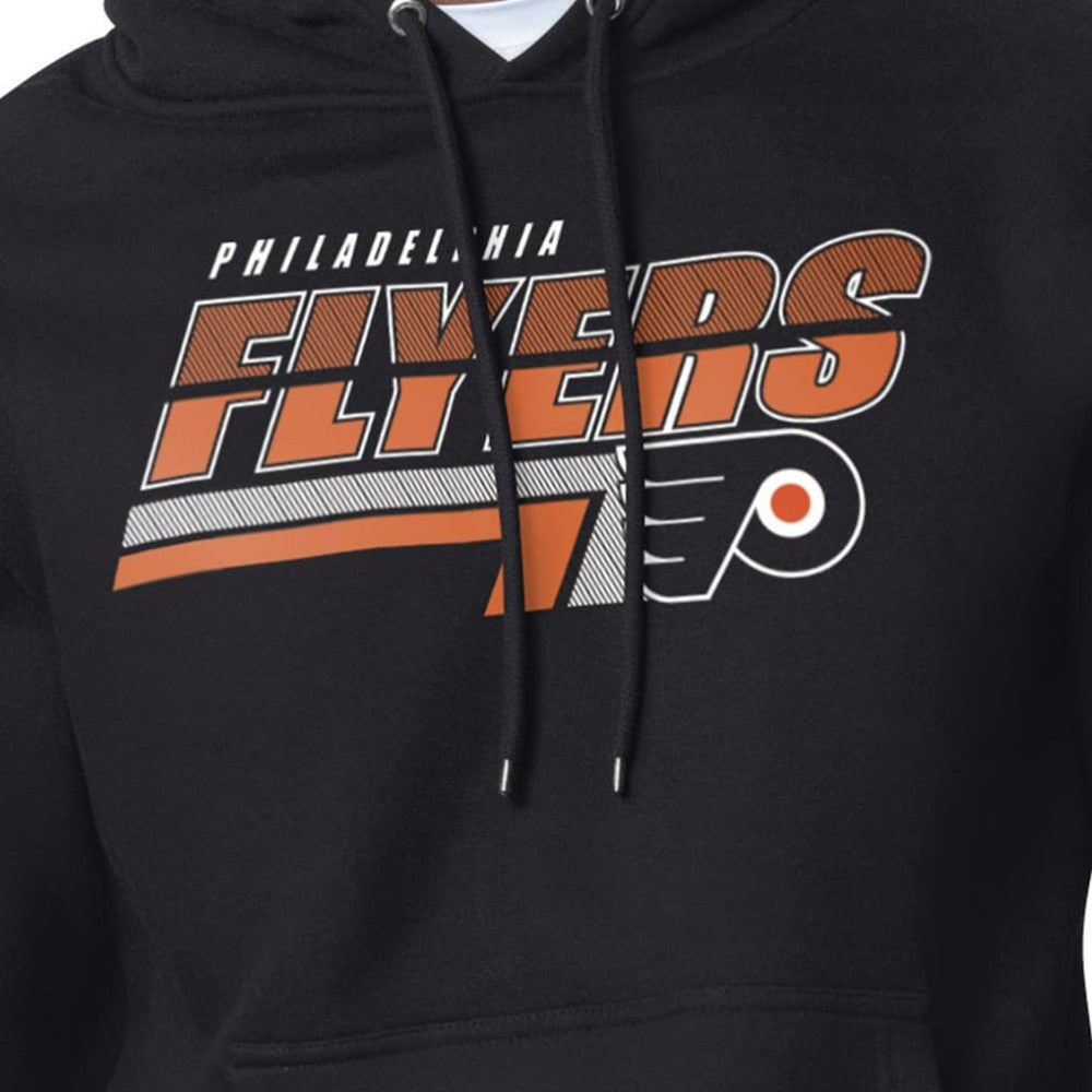 Philadelphia Flyers - Starter Logo Push Fleece Hoodie Black