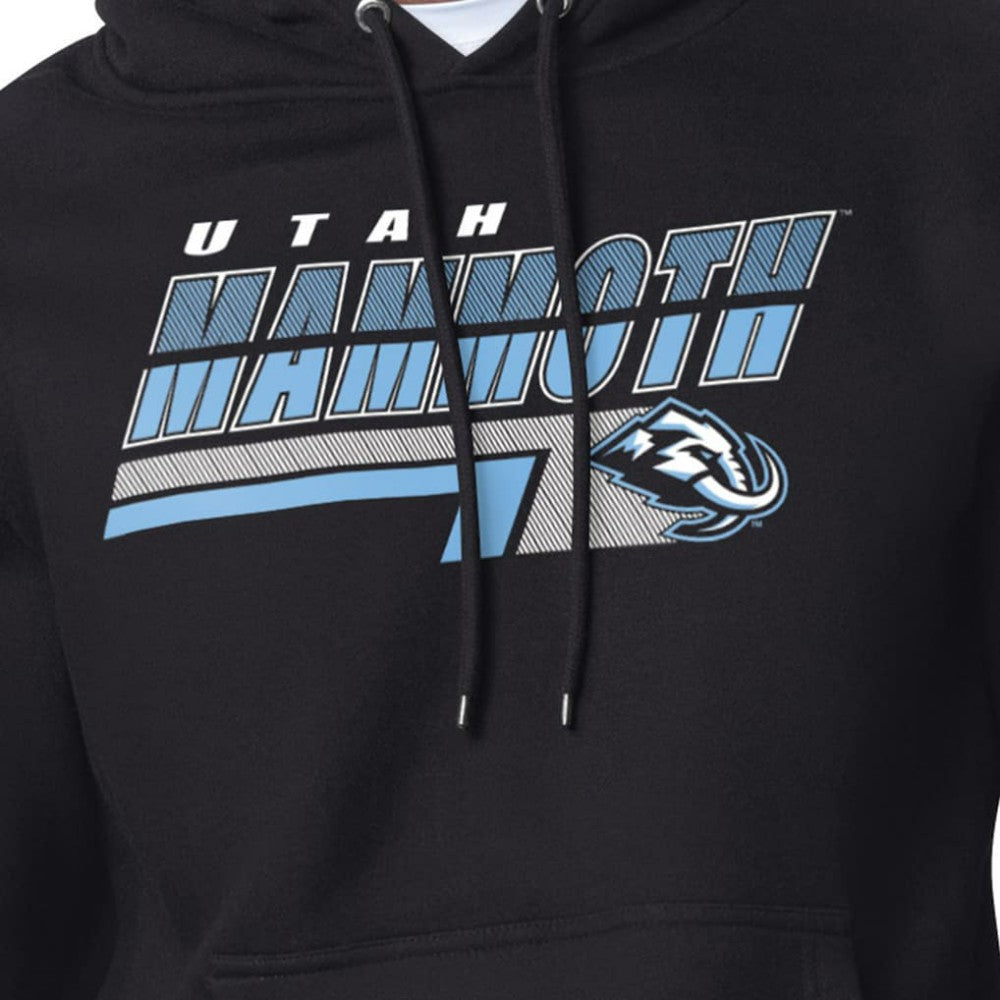 Utah Mammoth - Starter Logo Push Fleece Hoodie Black