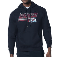 Colorado Avalanche - Starter Logo Push Fleece Hoodie Navy