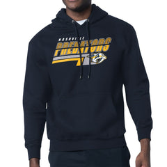 Nashville Predators - Starter Logo Push Fleece Hoodie Navy