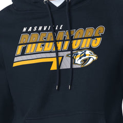 Nashville Predators - Starter Logo Push Fleece Hoodie Navy