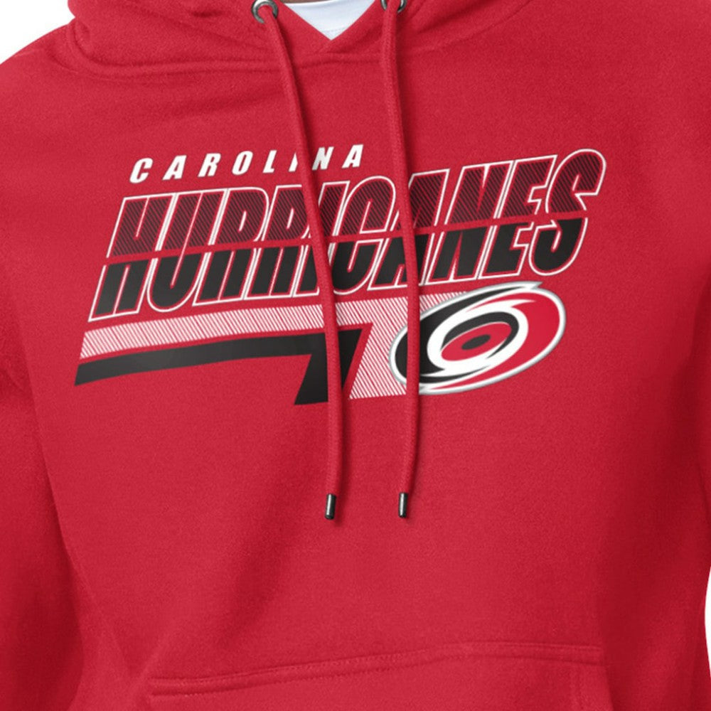 Carolina Hurricanes - Starter Logo Push Fleece Hoodie Red