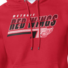 Detroit Red Wings - Starter Logo Push Fleece Hoodie Red