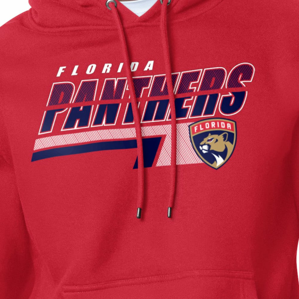 Florida Panthers - Starter Logo Push Fleece Hoodie Red