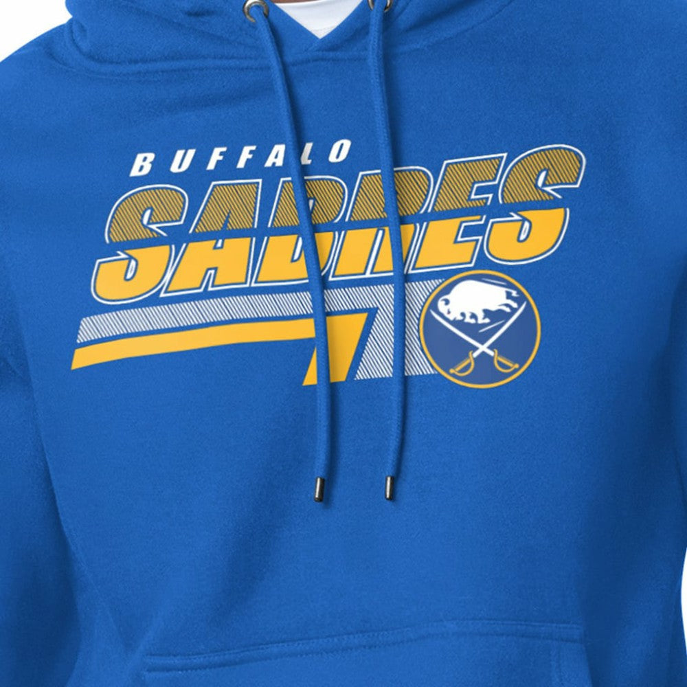 Buffalo Sabres - Starter Logo Push Fleece Hoodie Royal