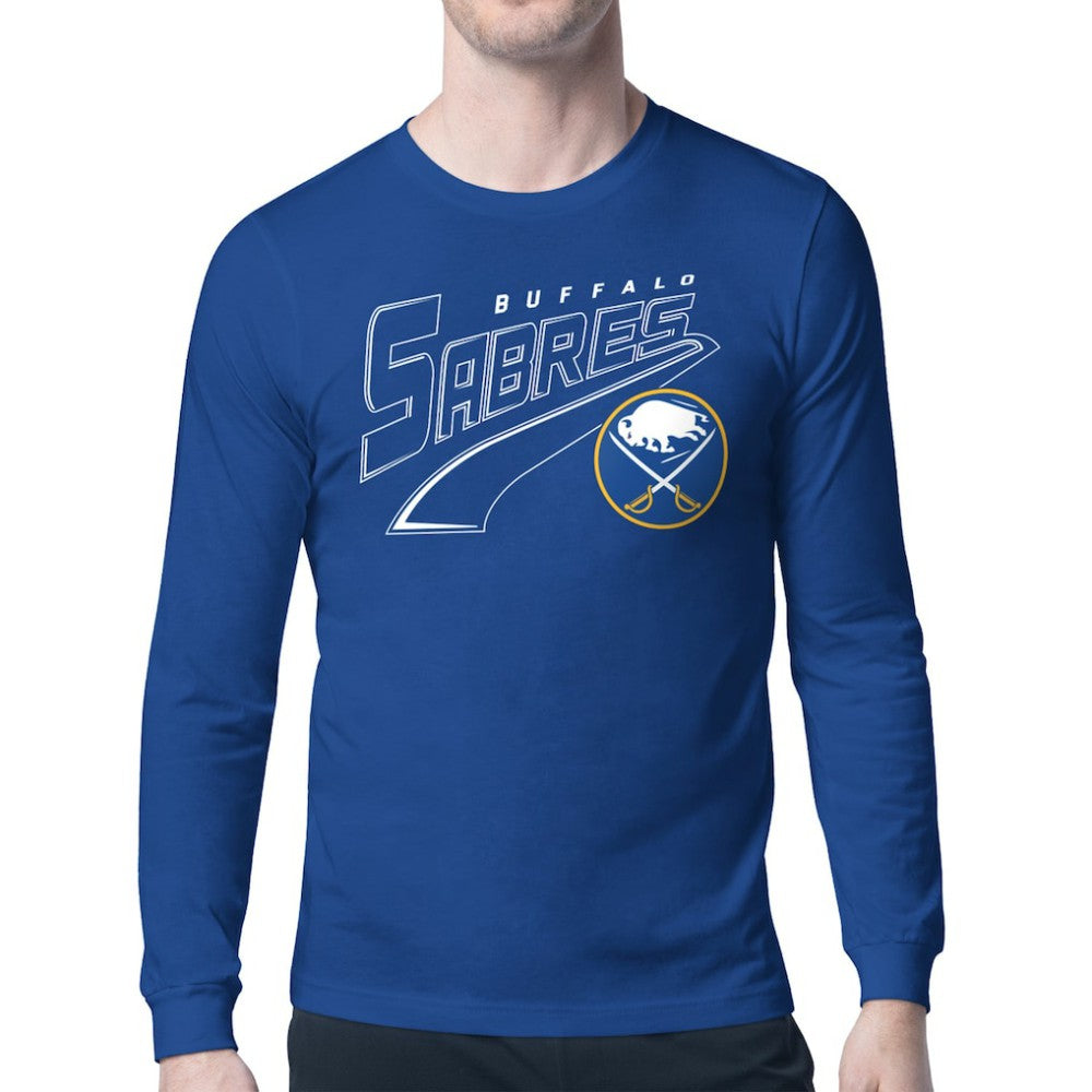 Buffalo Sabres - Starter Modern Tailsweep Long Sleeve T-Shirt Royal