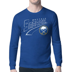 Buffalo Sabres - Starter Modern Tailsweep Long Sleeve T-Shirt Royal