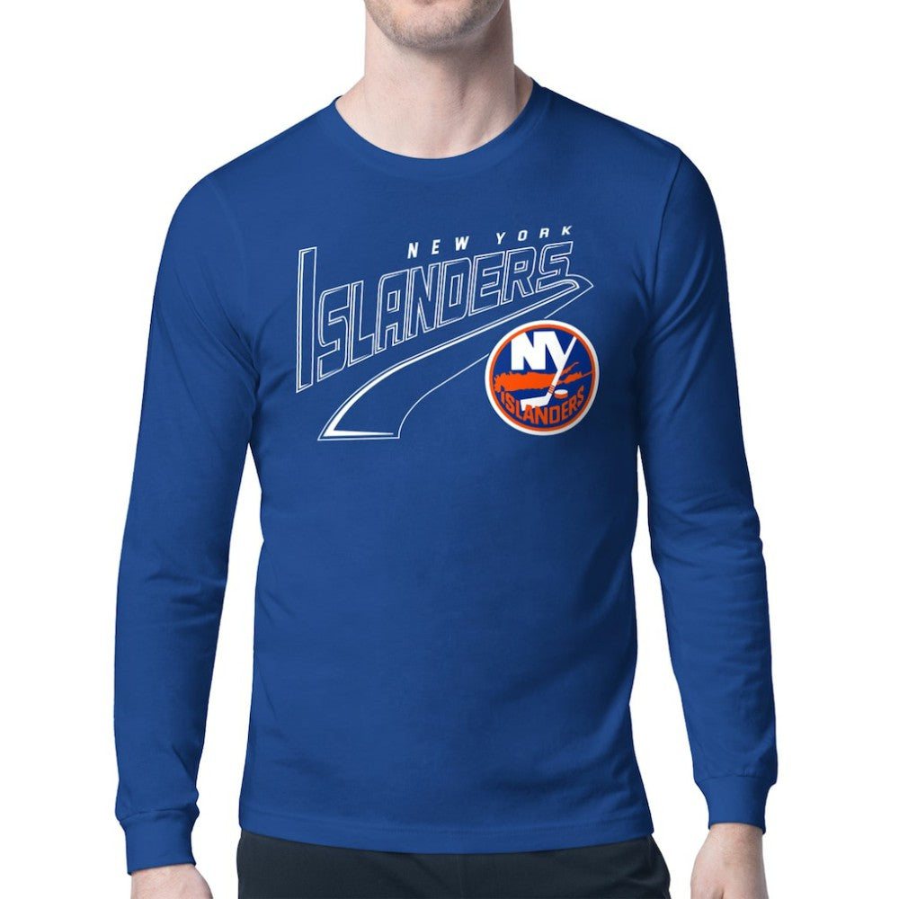New York Islanders - Starter Modern Tailsweep Long Sleeve T-Shirt Royal