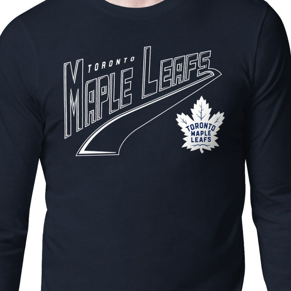 Toronto Maple Leafs - Starter Modern Tailsweep Long Sleeve T-Shirt Blue