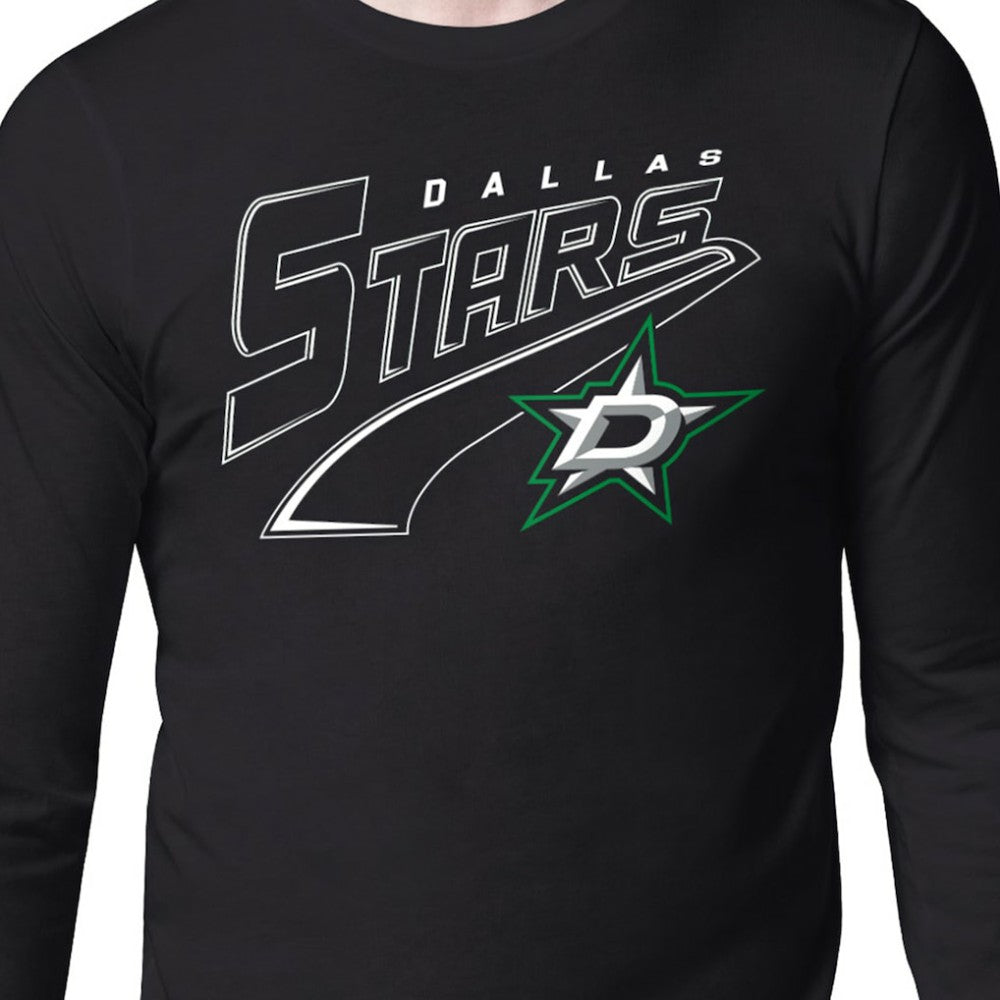 Dallas Stars - Starter Modern Tailsweep Long Sleeve T-Shirt Black