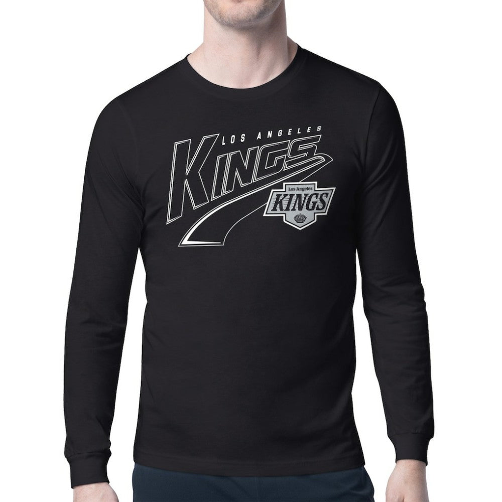 Los Angeles Kings - Starter Modern Tailsweep Long Sleeve T-Shirt Black