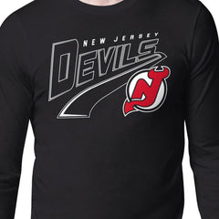 New Jersey Devils - Starter Modern Tailsweep Long Sleeve T-Shirt Black
