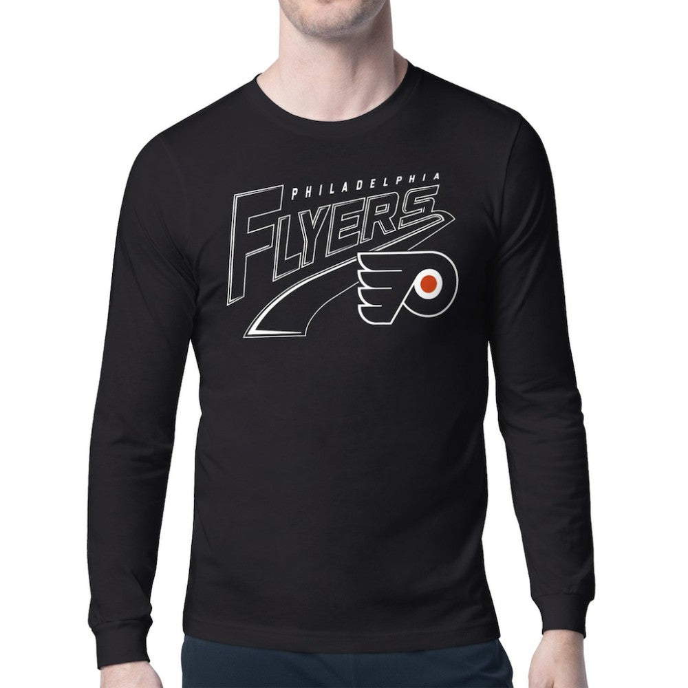 Philadelphia Flyers - Starter Modern Tailsweep Long Sleeve T-Shirt Black