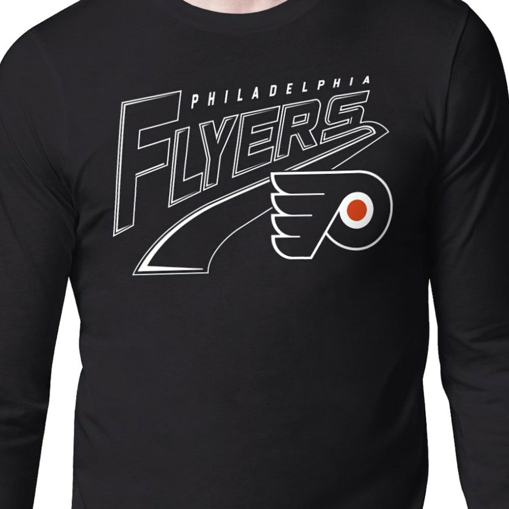 Philadelphia Flyers - Starter Modern Tailsweep Long Sleeve T-Shirt Black