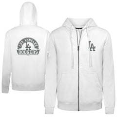 Los Angeles Dodgers Levelwear Podium Chenille Logo Full-Zip Hoodie On Sale