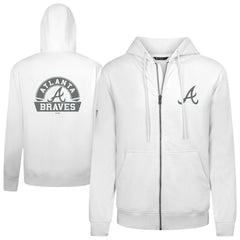 Atlanta Braves Levelwear Podium Chenille Logo Full-Zip Hoodie Online