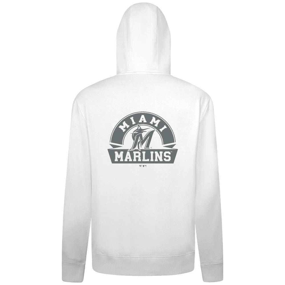 Miami Marlins Levelwear Podium Chenille Logo Full-Zip Hoodie Online