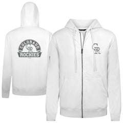 Colorado Rockies Levelwear Podium Chenille Logo Full-Zip Hoodie Near Me