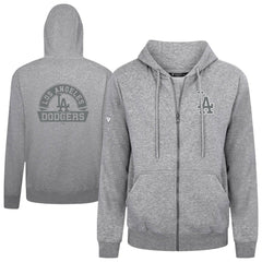 Los Angeles Dodgers Levelwear Podium Chenille Logo Full-Zip Hoodie Clearance