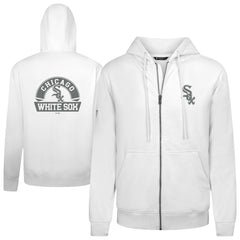 Chicago White Sox Levelwear Podium Chenille Logo Full-Zip Hoodie Clearance
