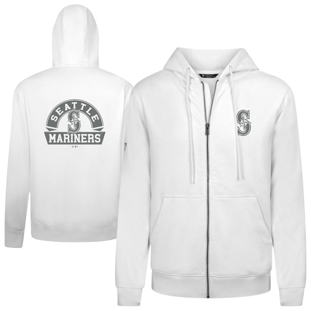 Seattle Mariners Levelwear Podium Banner Arch Full-Zip Hoodie discount