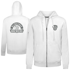 Milwaukee Brewers Levelwear Podium Banner Arch Full-Zip Hoodie discount