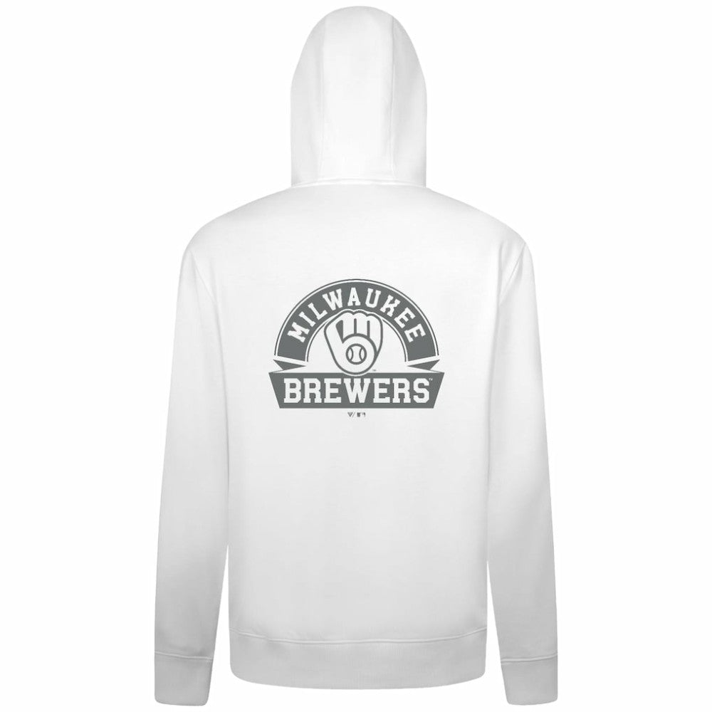 Milwaukee Brewers Levelwear Podium Banner Arch Full-Zip Hoodie discount