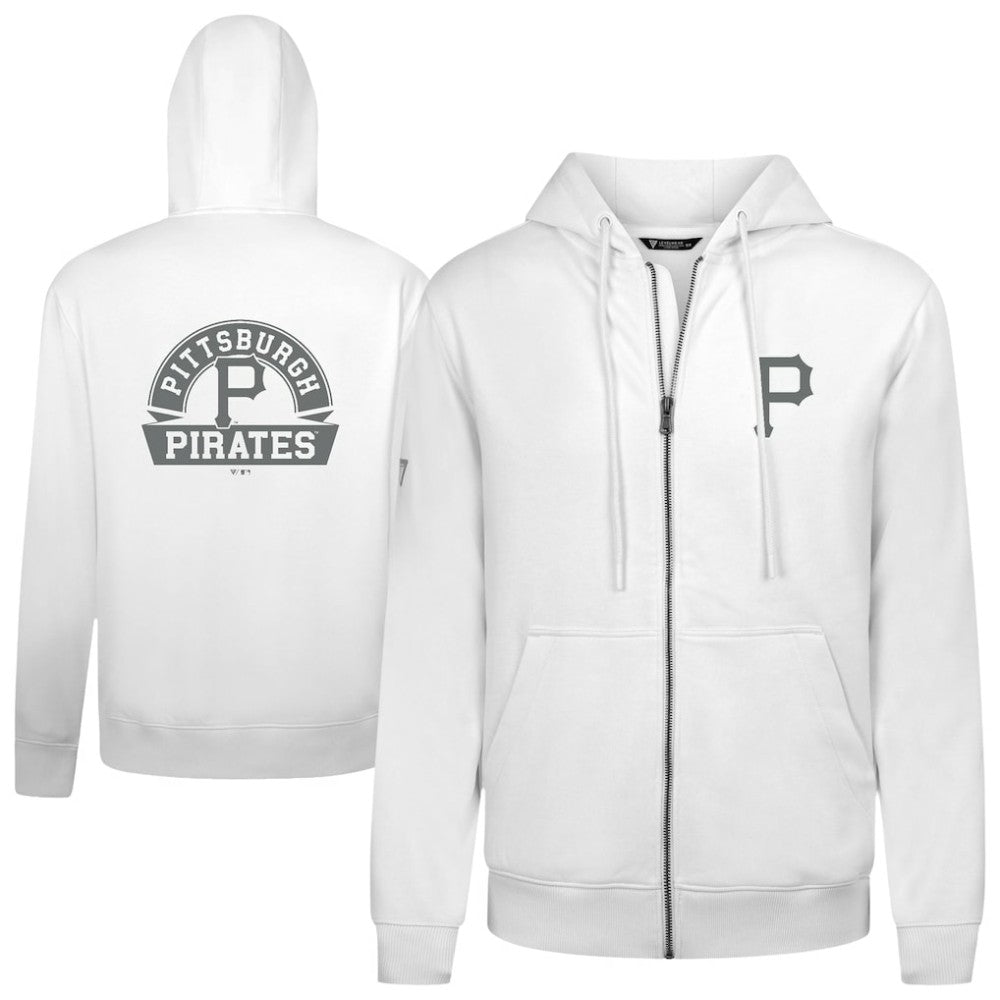 Pittsburgh Pirates Levelwear Podium Banner Arch Full-Zip Hoodie Clearance