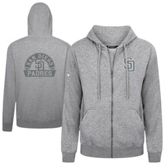 San Diego Padres Levelwear Podium Banner Arch Full-Zip Hoodie Clearance