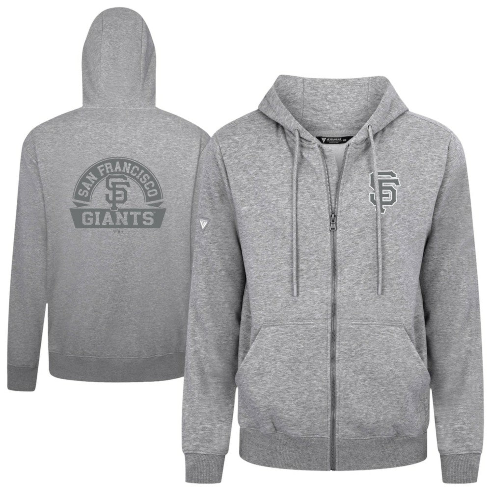 San Francisco Giants Levelwear Podium Banner Arch Full-Zip Hoodie Sale