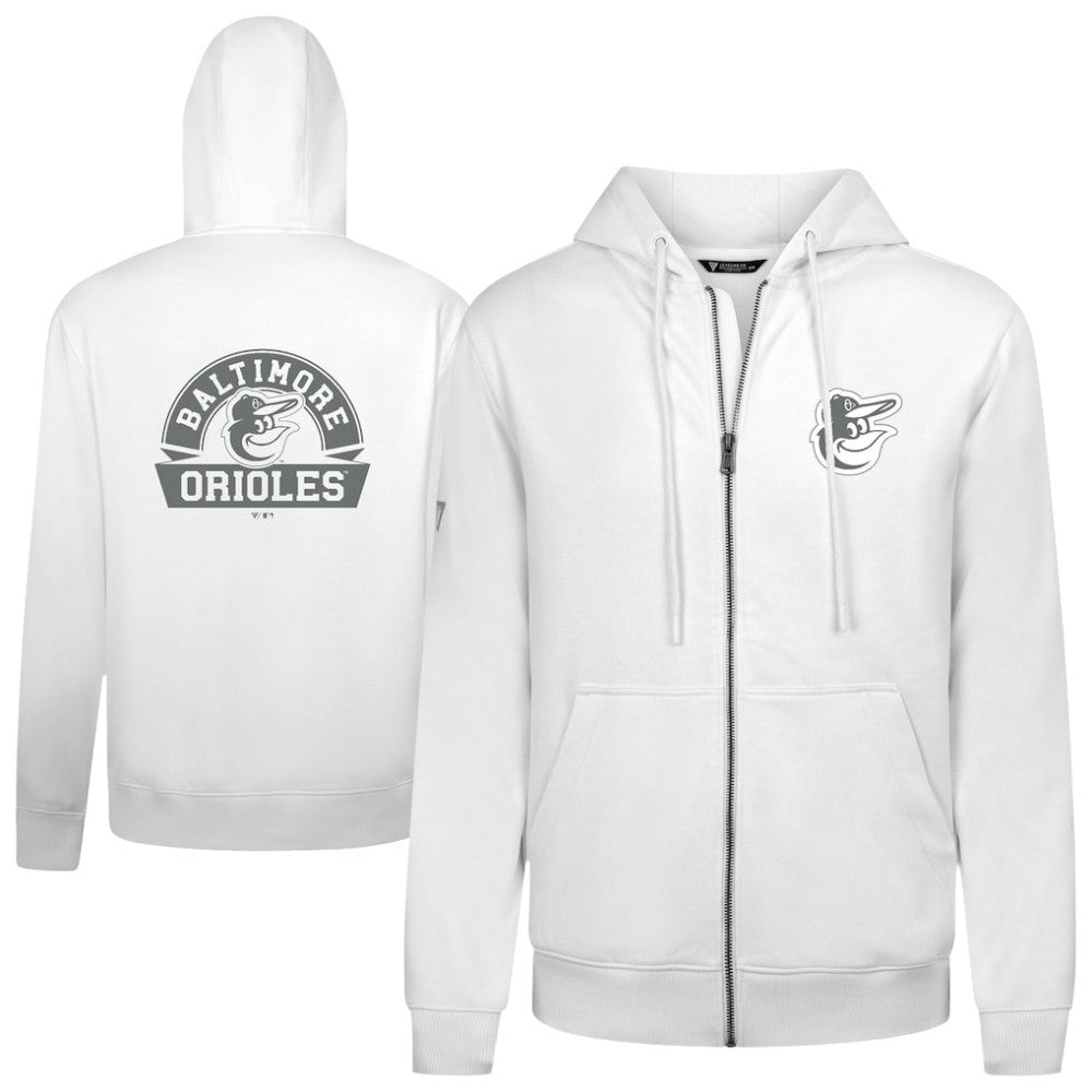 Baltimore Orioles Levelwear Podium Banner Arch Full-Zip Hoodie Clearance
