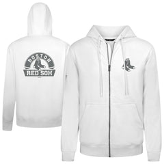 Boston Red Sox Levelwear Podium Banner Arch Full-Zip Hoodie Lifestyle