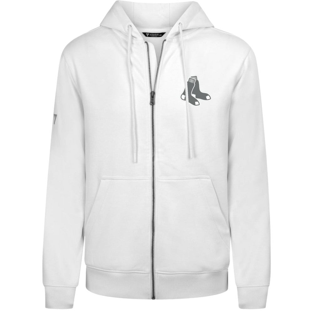 Boston Red Sox Levelwear Podium Banner Arch Full-Zip Hoodie Lifestyle