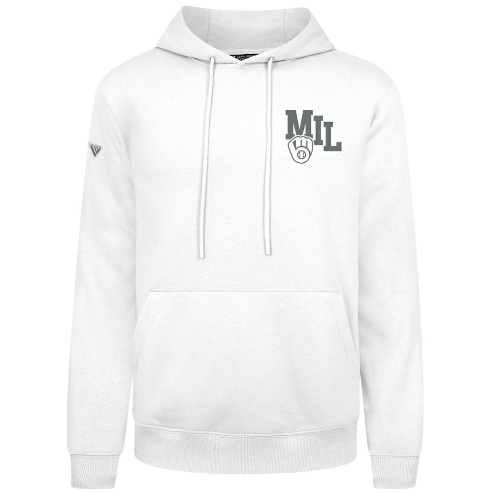 Milwaukee Brewers Levelwear Podium Grain Hoodie Lifestyle