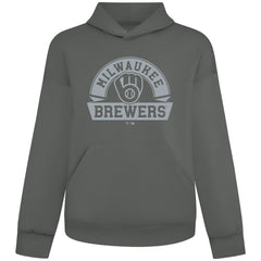 Milwaukee Brewers Levelwear Luxe Signature Banner Arch Tri-Blend Hoodie On Sale