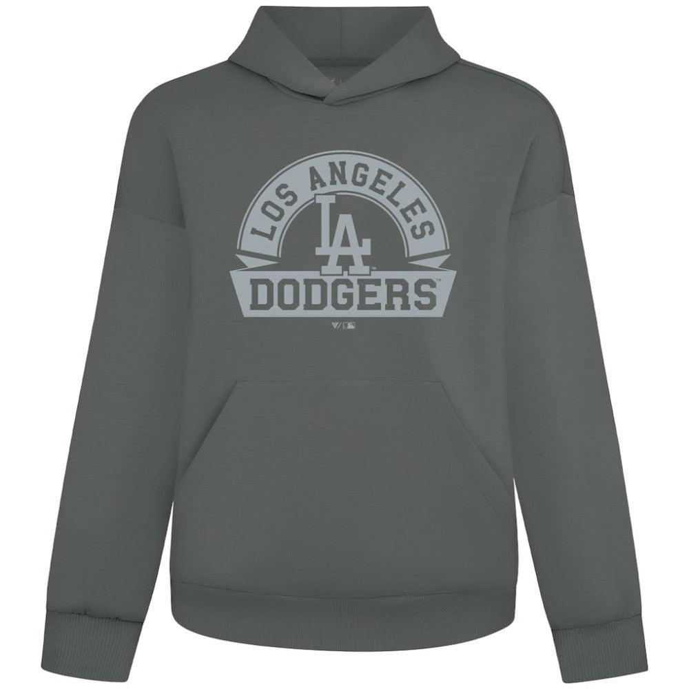 Los Angeles Dodgers Levelwear Luxe Signature Banner Arch Tri-Blend Hoodie On Sale