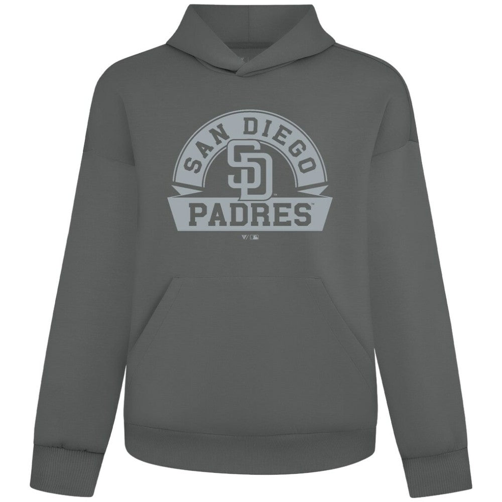 San Diego Padres Levelwear Luxe Signature Banner Arch Tri-Blend Hoodie for sale