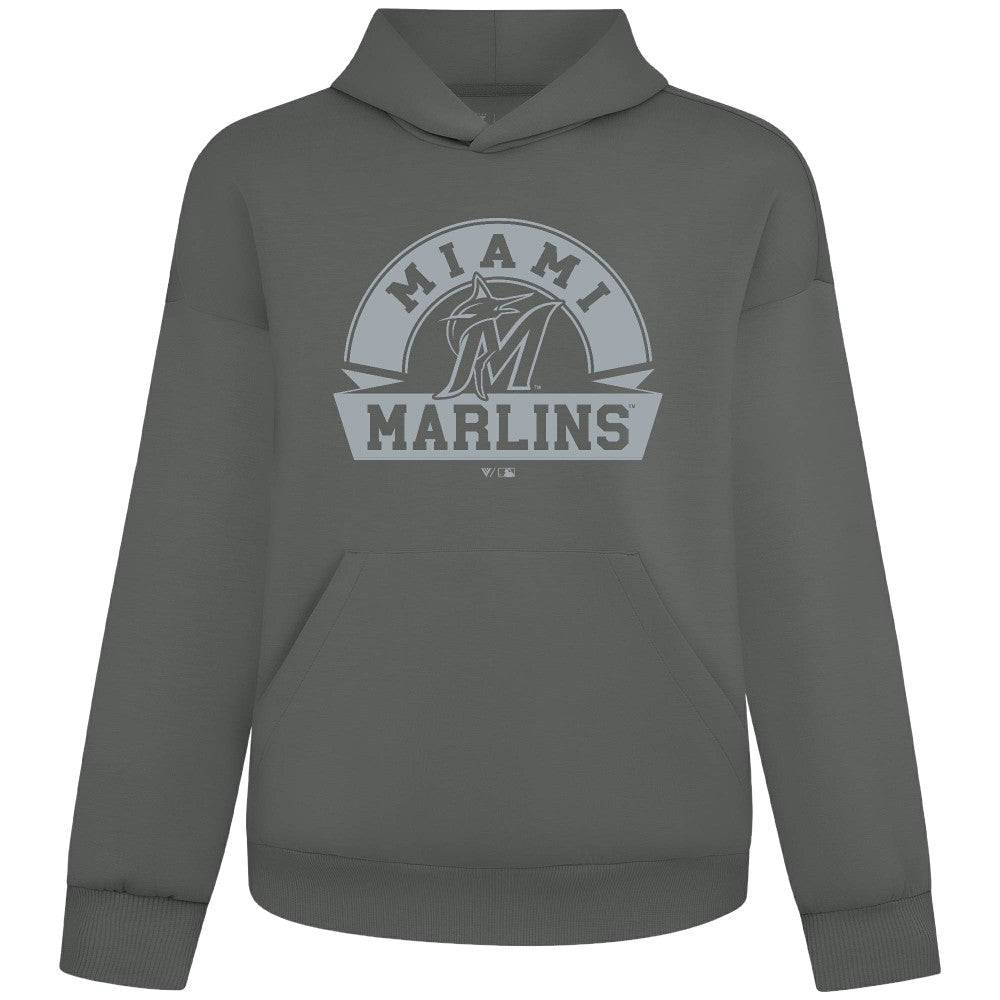 Miami Marlins Levelwear Luxe Signature Banner Arch Tri-Blend Hoodie Near Me
