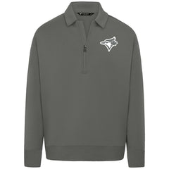 Toronto Blue Jays Levelwear Luxe Signature Quarter-Zip Chenille Logo Tri-Blend Sweatshirt Near Me