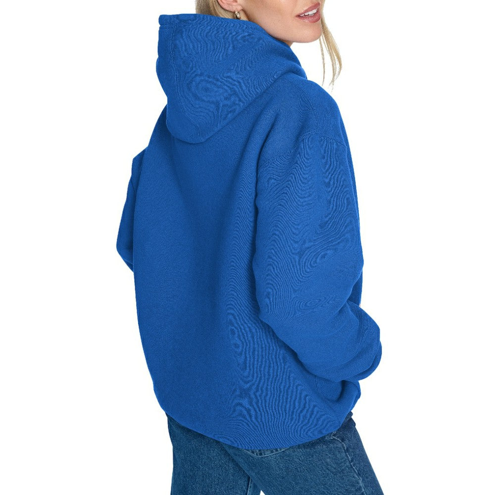 New York Rangers Starter Women's Fireworks Fleece Hoodie Blue