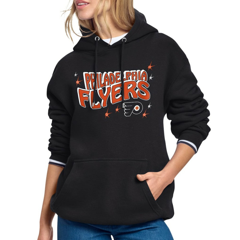 Philadelphia Flyers - Starter Women's Fireworks Fleece Hoodie Black