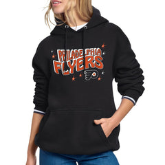 Philadelphia Flyers - Starter Women's Fireworks Fleece Hoodie Black