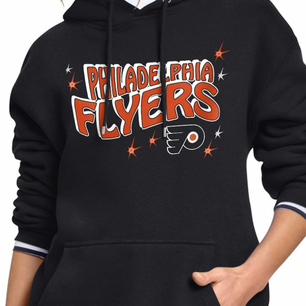 Philadelphia Flyers - Starter Women's Fireworks Fleece Hoodie Black