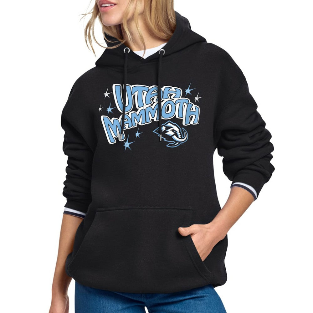 Utah Mammoth - Starter Women's Fireworks Fleece Hoodie Black