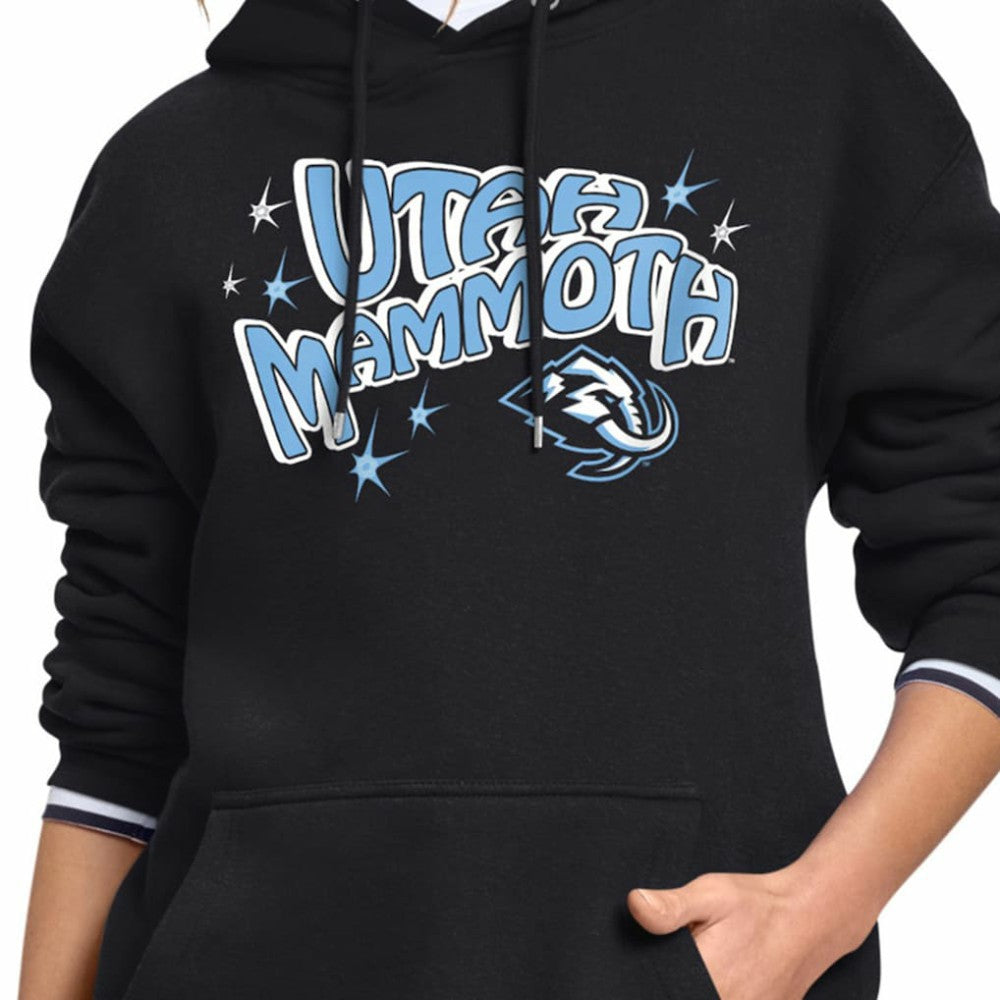 Utah Mammoth - Starter Women's Fireworks Fleece Hoodie Black