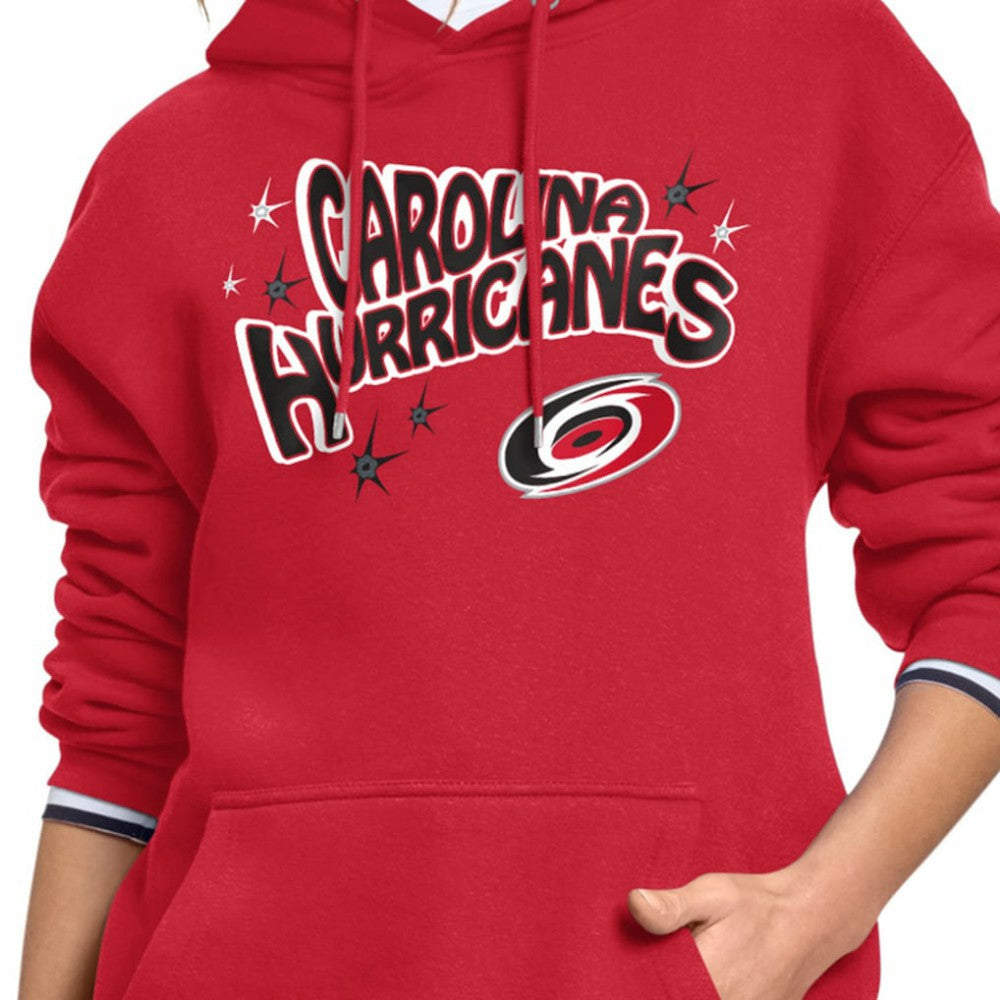 Carolina Hurricanes - Starter Women's Fireworks Fleece Hoodie Red