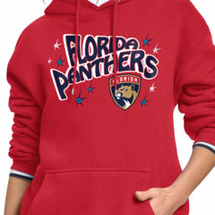 Florida Panthers - Starter Women's Fireworks Fleece Hoodie Red