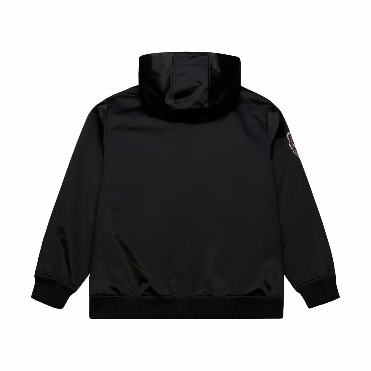 Mitchell & Ness - Memphis Grizzlies Hardwood Classics Nights Walk the Tunnel Satin Bomber Full-Snap Hooded Jacket - Black