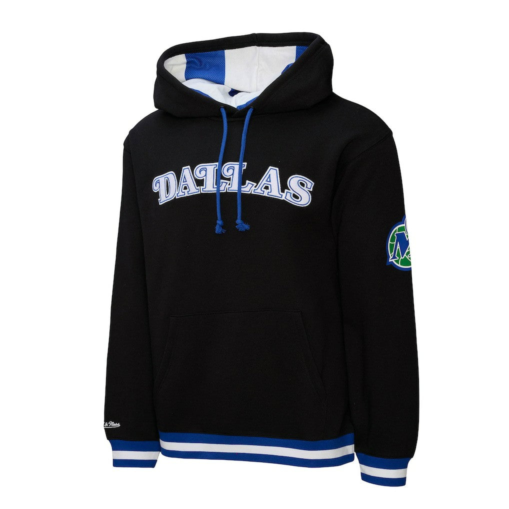 Mitchell & Ness - Dallas Mavericks Hardwood Classics Nights Playmaker Fleece Hoodie - Black